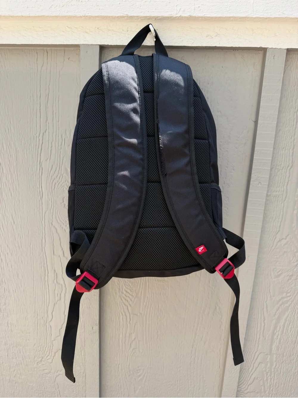 Jordan Jumpman Classics Large Black Backpack with Red Logo